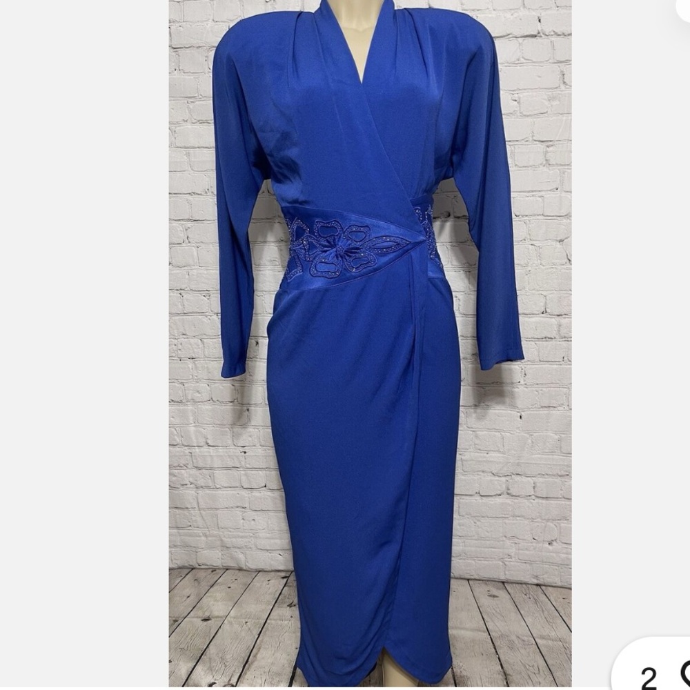Daymor Couture Paris Montreal New York Petite Vintage Wrap Dress